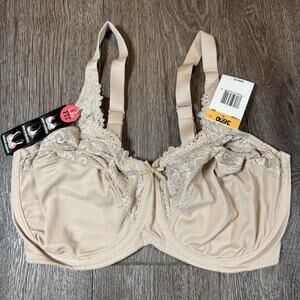 Lilyette Bali Minimizer Bra Tailored Lace Trim Women's Shaping UW-Xtra LY0428